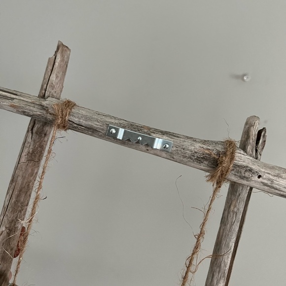 Lake Michigan Driftwood and Fossil and sea glass Memory Catcher / photo frame - Picture 4 of 5